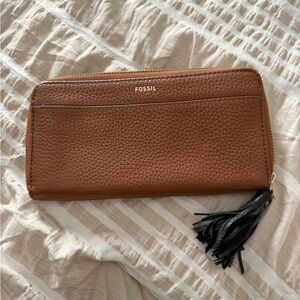 Fossil Brown Leather Women's Wallet